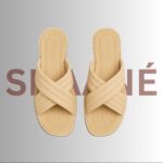 Women Beige Trendy Criss Cross